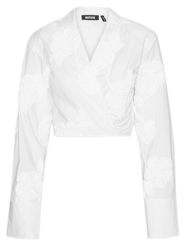 Wrap cotton shirt