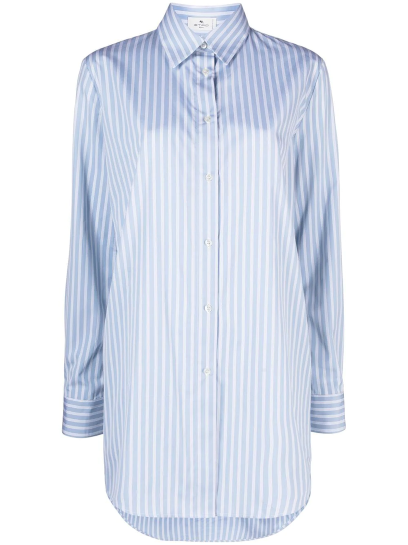 Striped Shirt with Pegaso