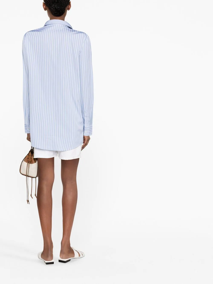 Striped Shirt with Pegaso