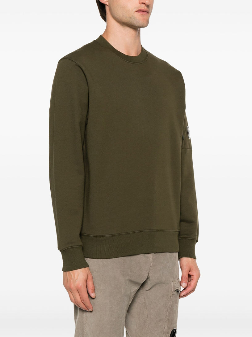 Diagonal Raised Fleece Sweatshirt