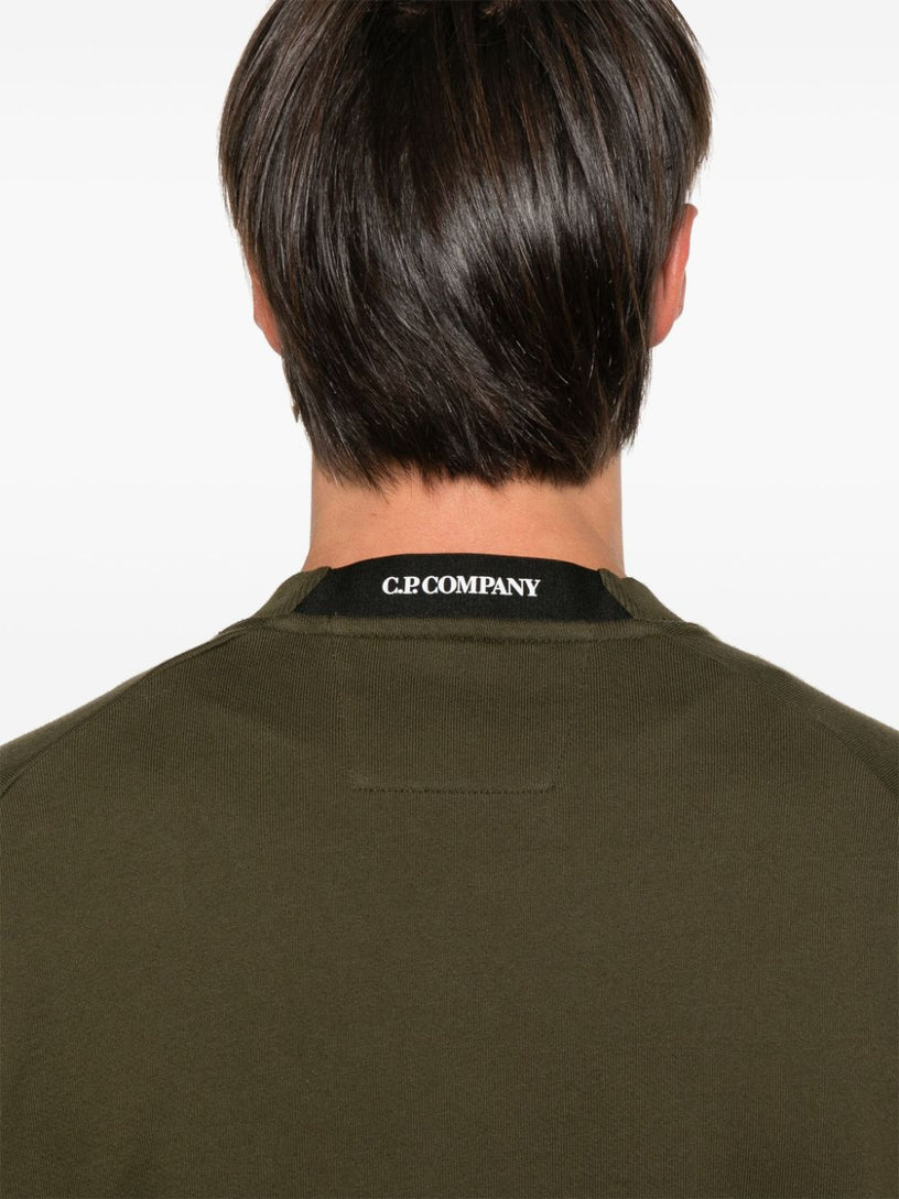 Diagonal Raised Fleece Sweatshirt