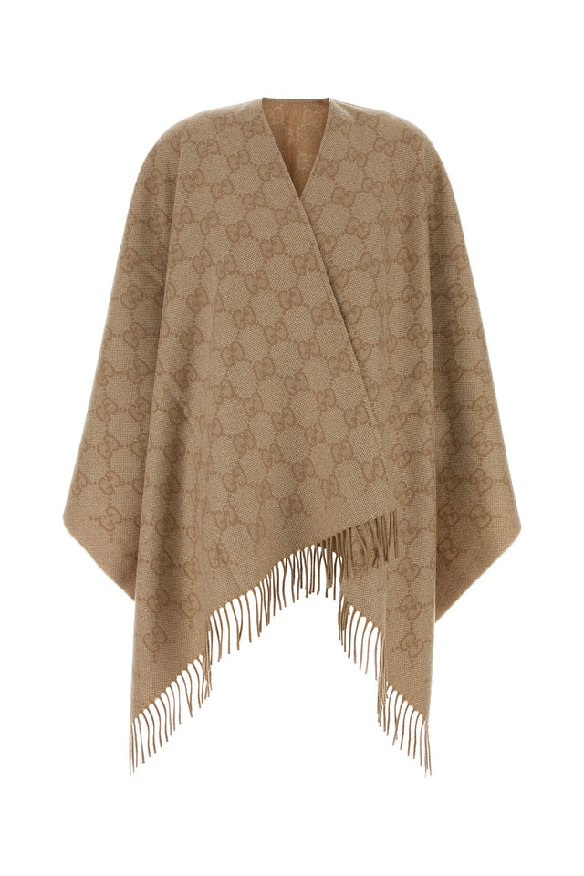 Mantella in cashmere GG lamé