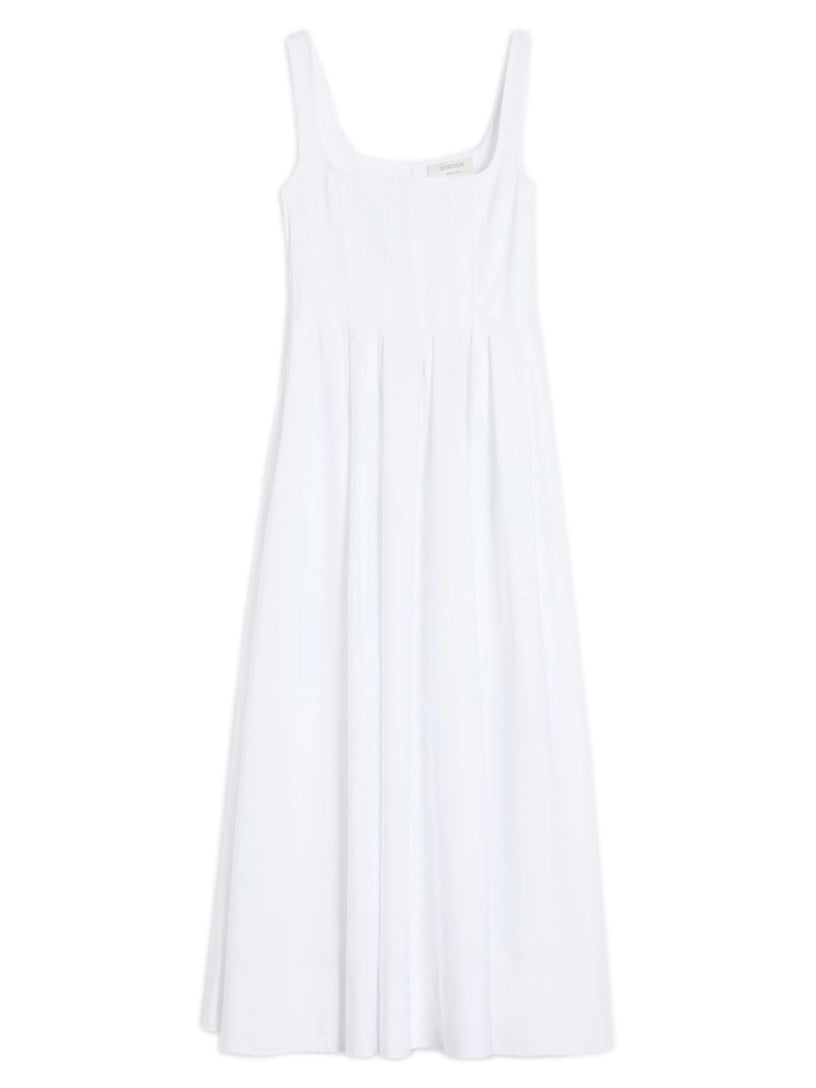 Spxgiro long dress in pure cotton