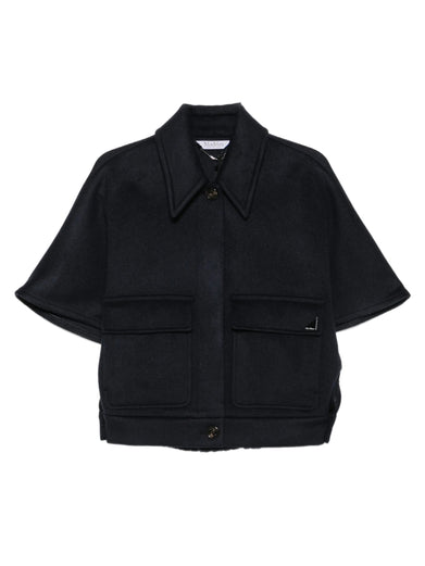 Cappa boxy dream in drap di cashmere