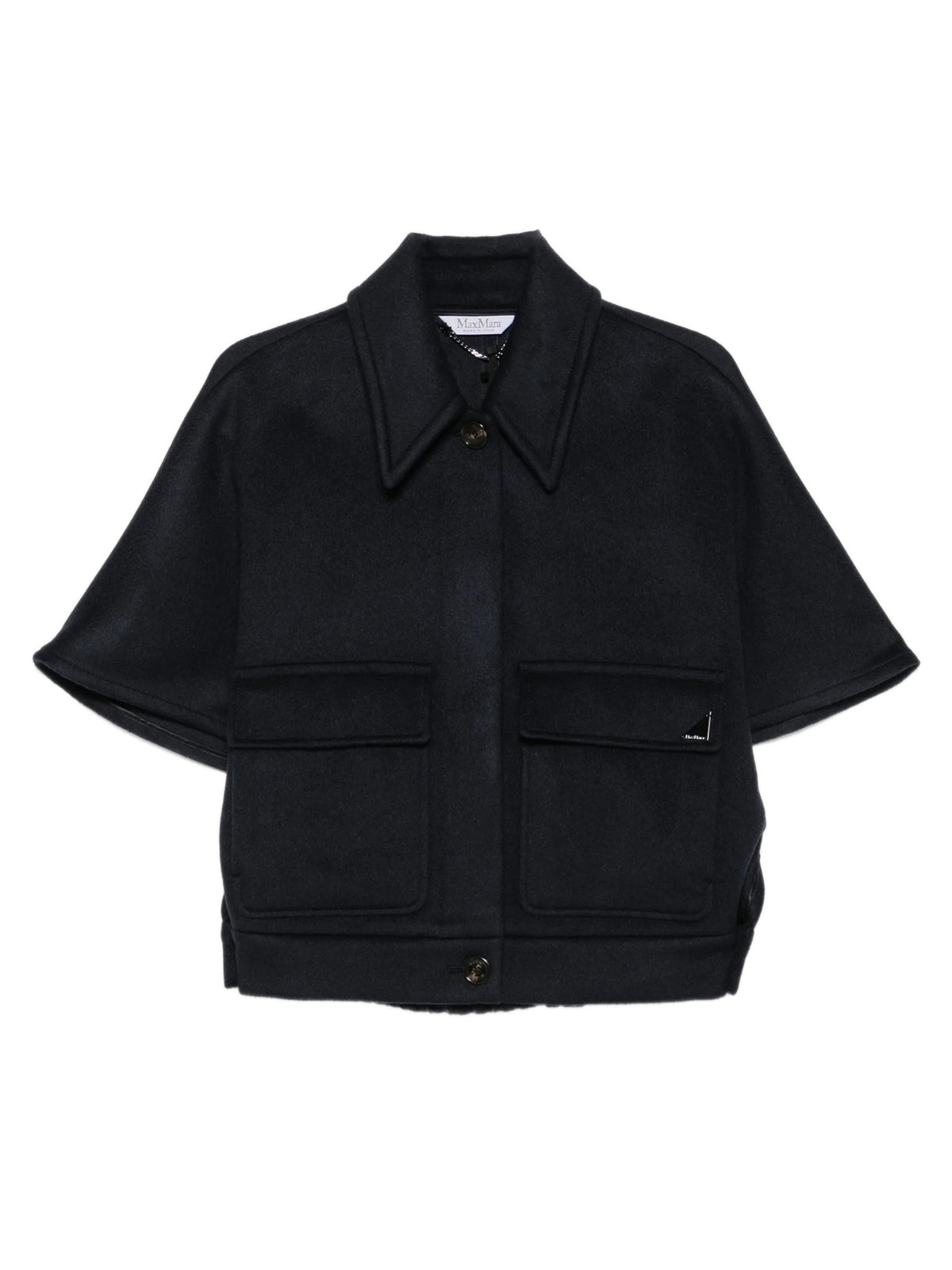 Boxy dream cape in cashmere drap