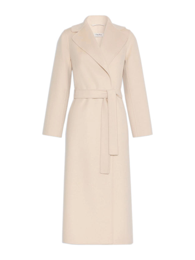 Cappotto Poldo a vestaglia in drap di lana
