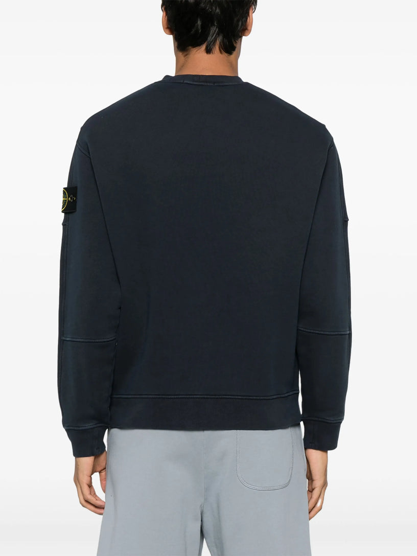 Felpa con cuciture a vista