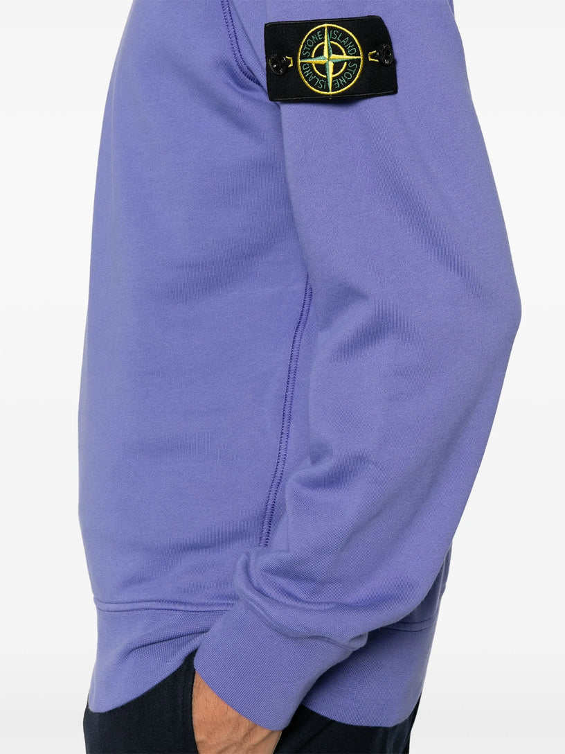 Cotton fleece sweatshirt