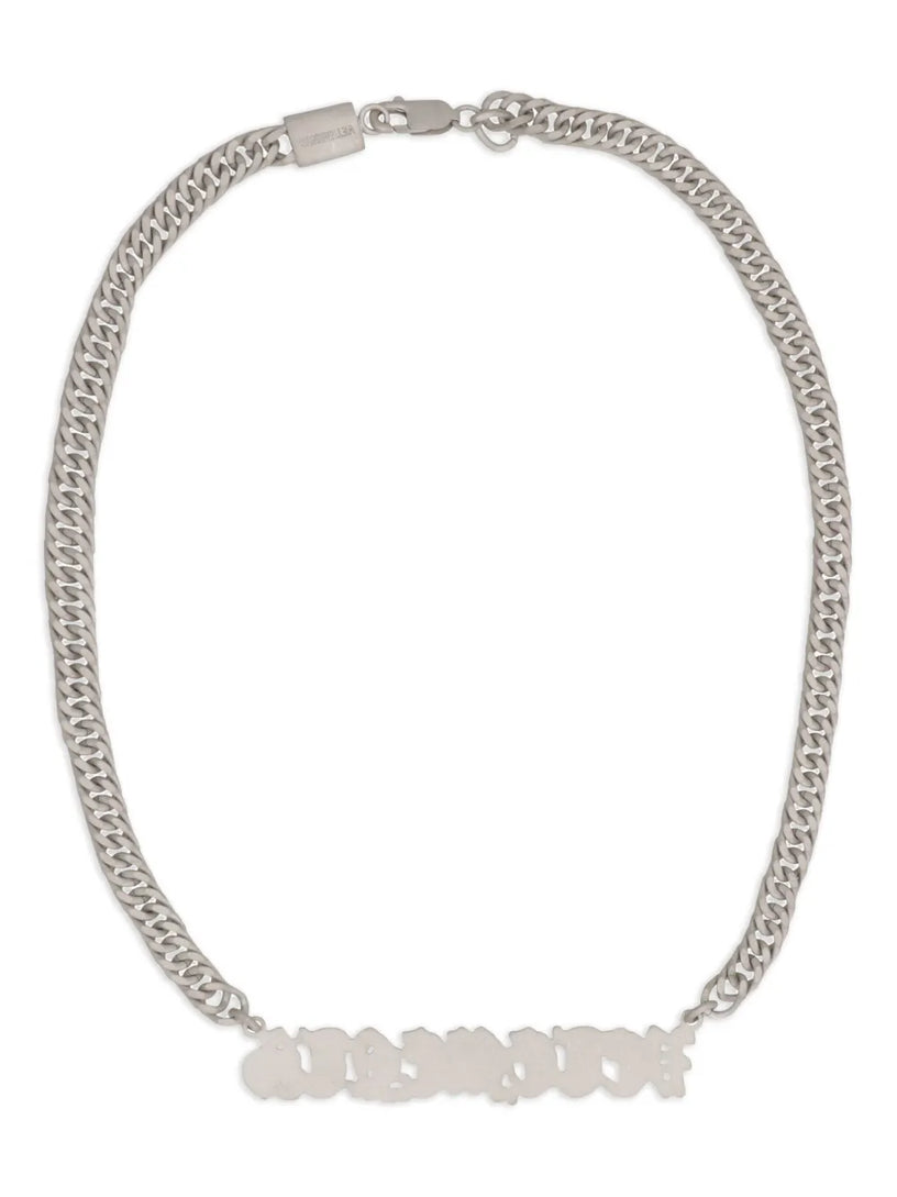 Gothic Logo Necklace