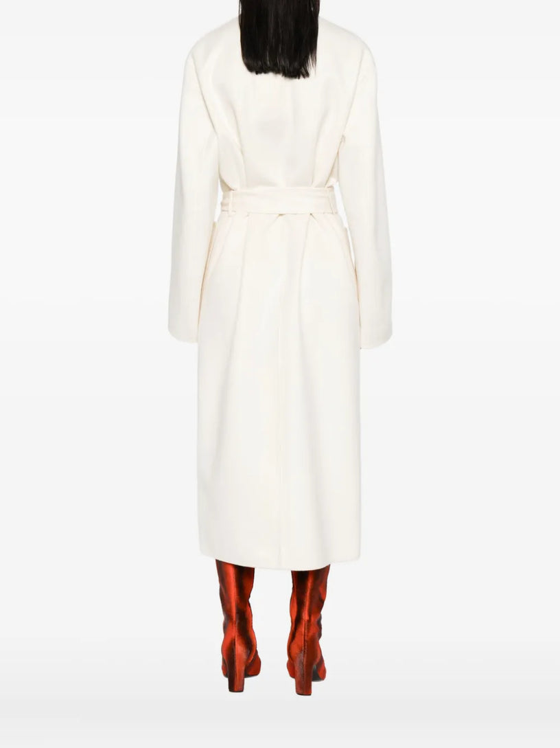 Double-faced kimono style coat