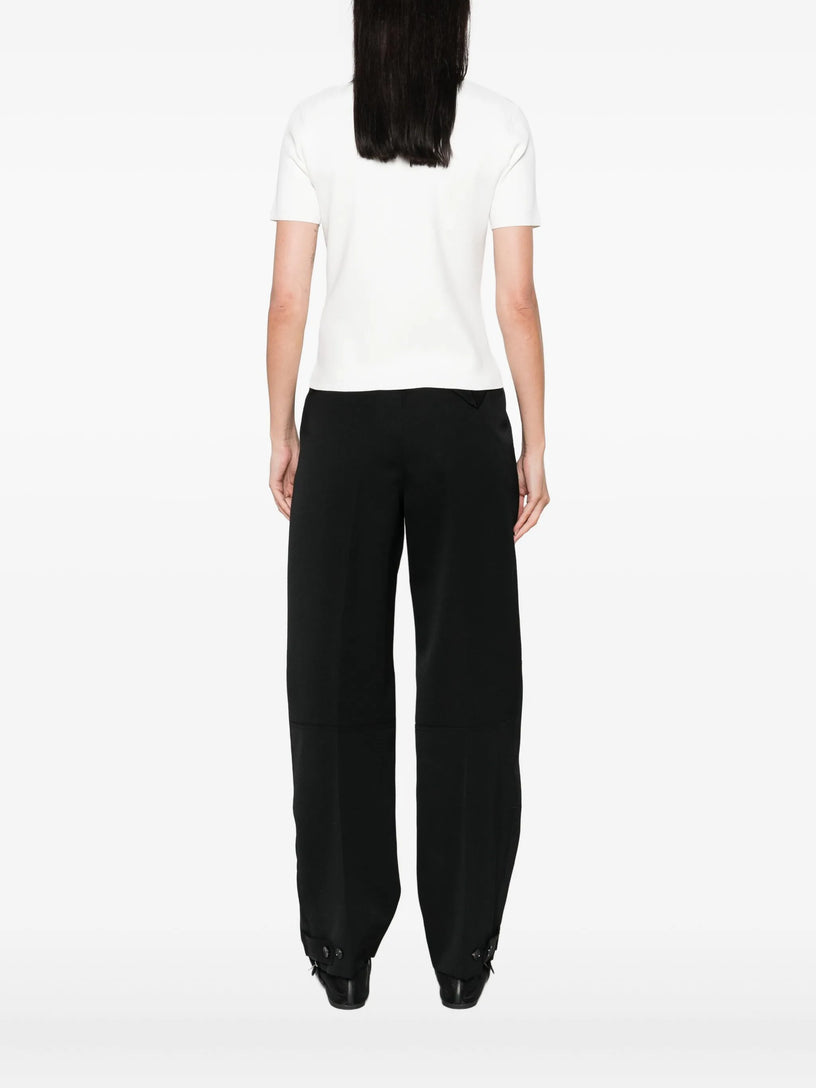 Viscose crepe yarn sweater