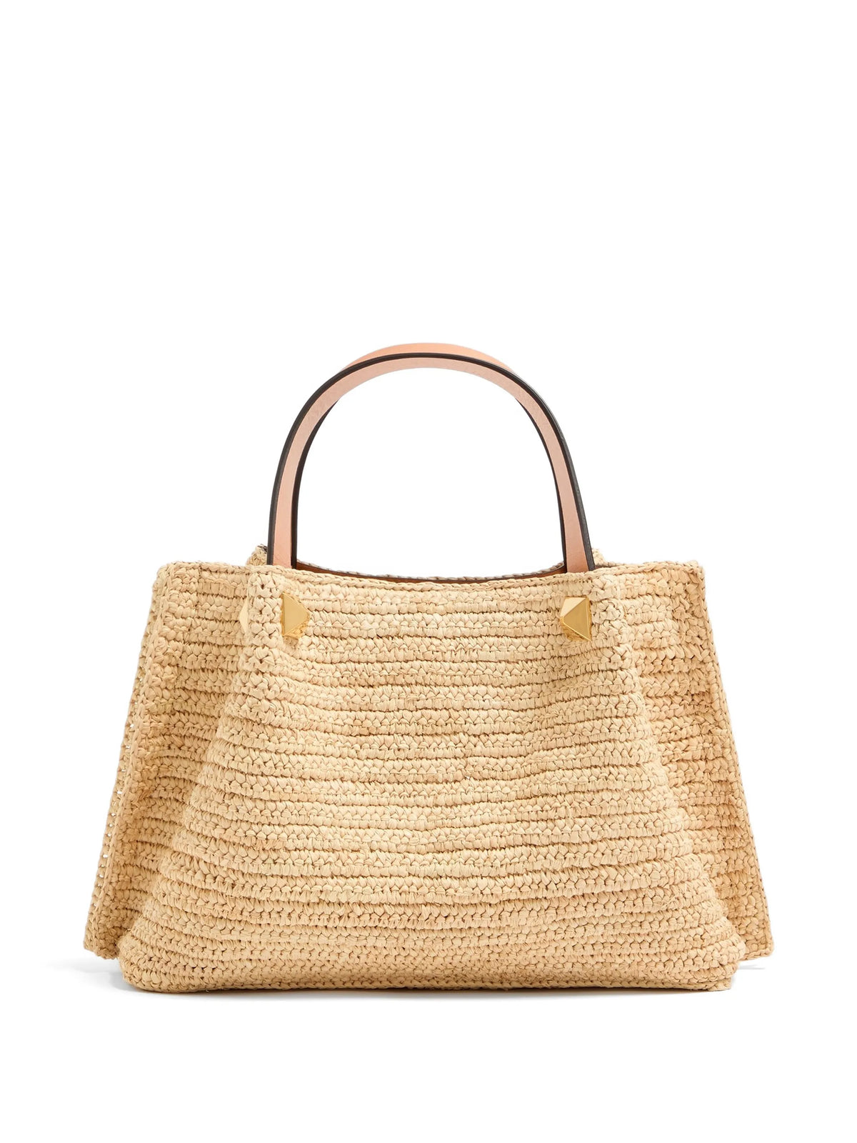 Valentino Garavani small raffia shopping bag