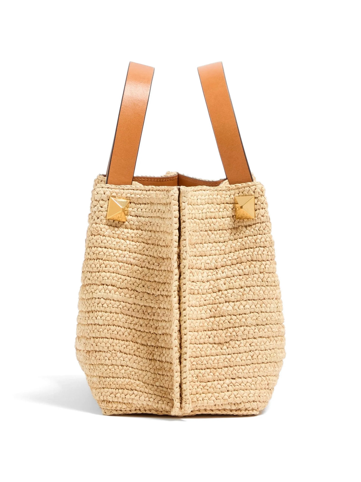 Valentino Garavani small raffia shopping bag