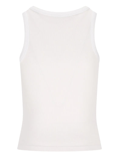 Slim fit tank top in cotton with GIVENCHY Paris print