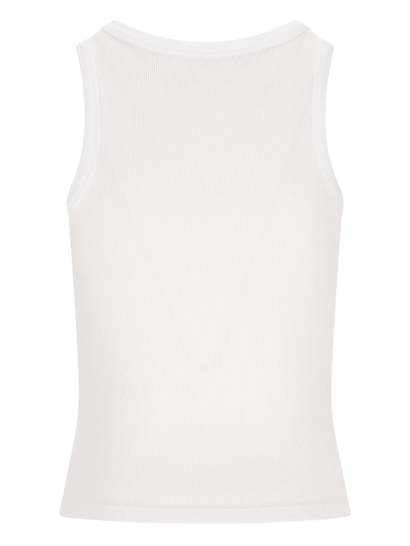 Slim fit tank top in cotton with GIVENCHY Paris print
