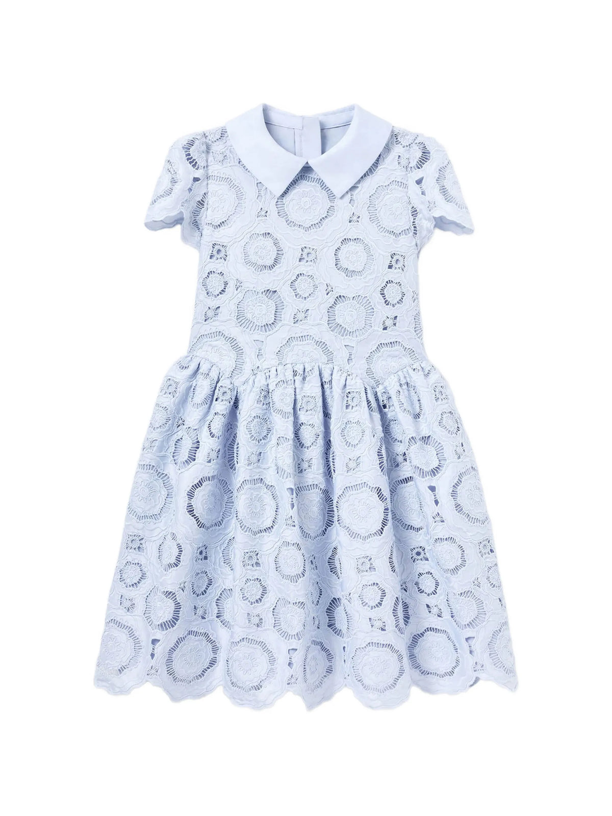 3D flower lace dress