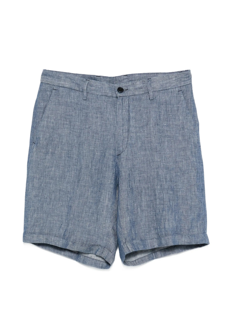 Linen bermuda shorts