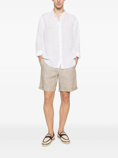 Linen Bermuda shorts