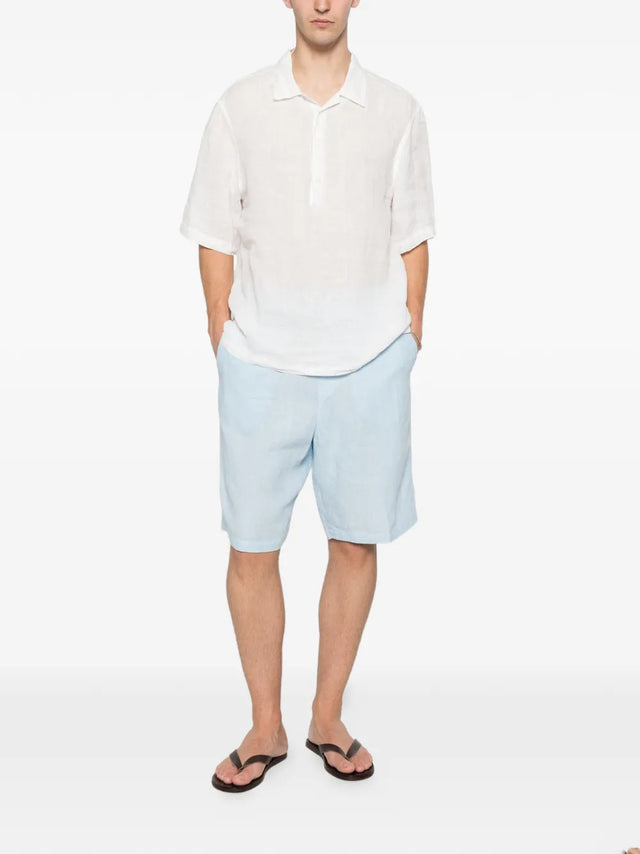 Linen Bermuda shorts
