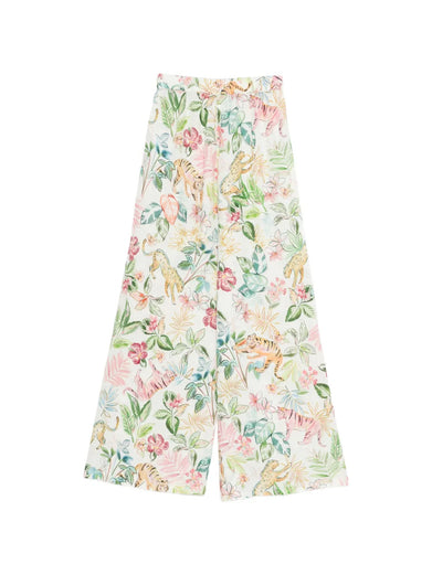 Trousers with all-over print