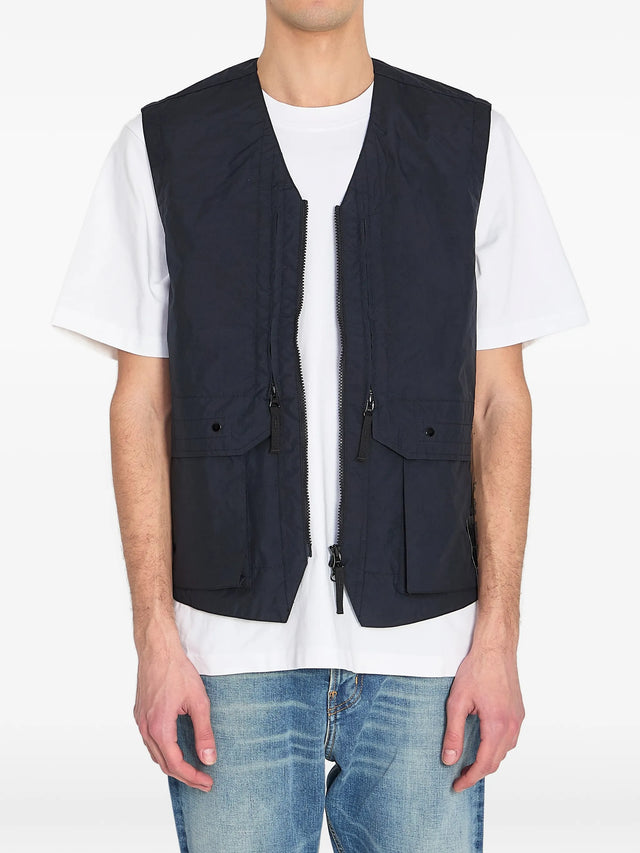 Metal Lamina Poly ripstop Vest
