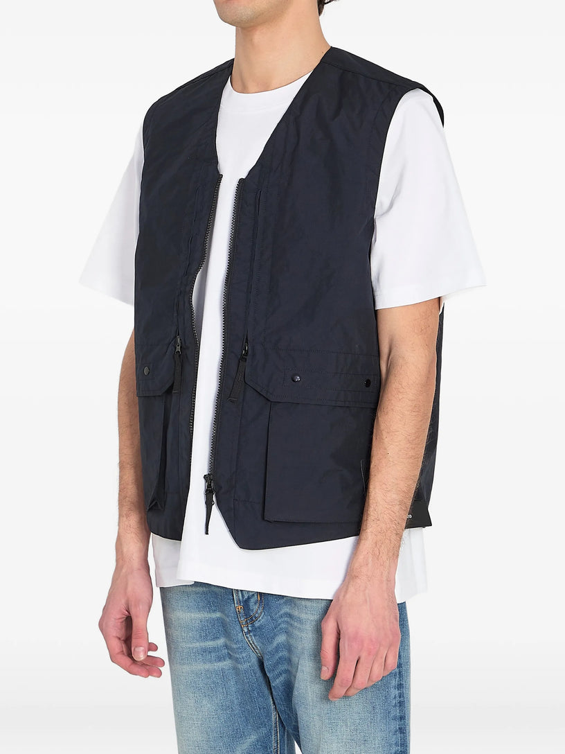 Metal Lamina Poly ripstop Vest