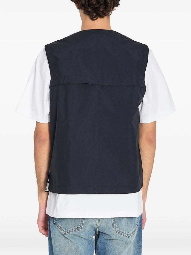 Metal Lamina Poly ripstop Vest