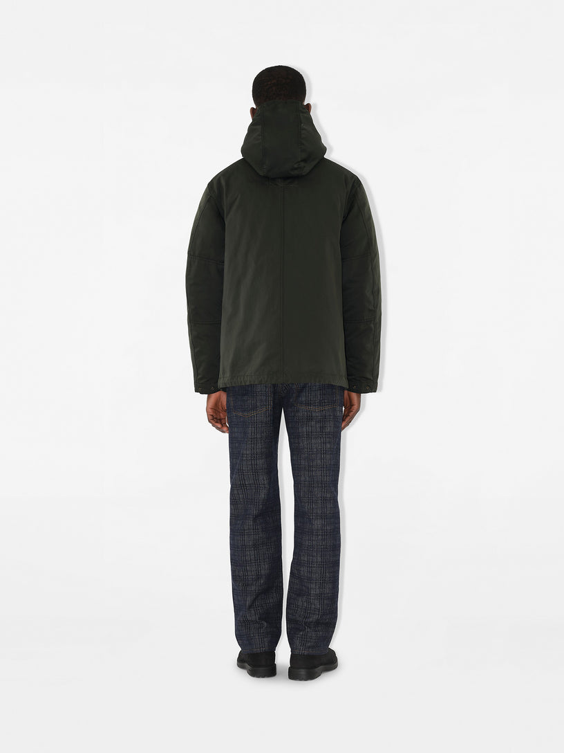 Nylon blend parka