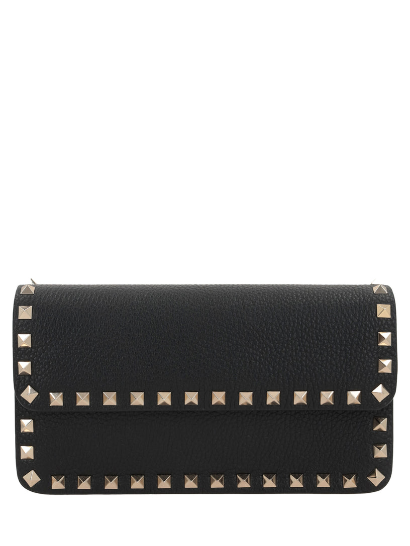 Rockstud chain pouch