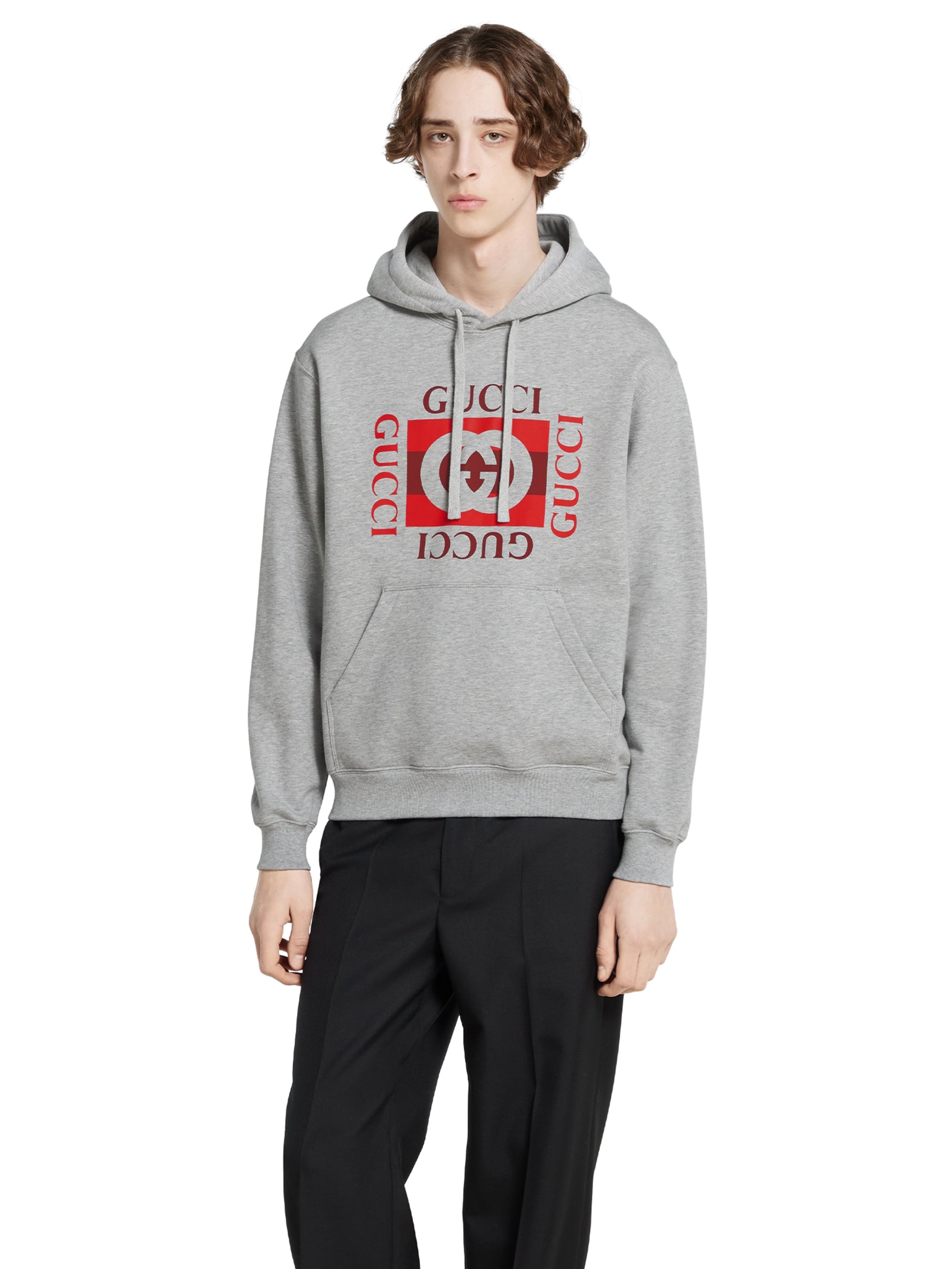 GG Hoodie GUCCI Grigio | Grifo210