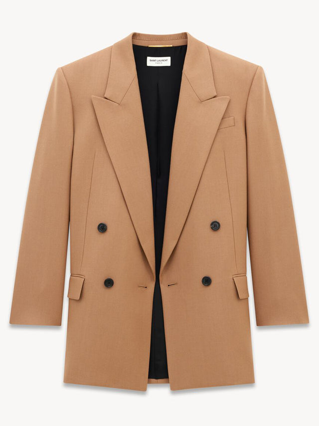 Wool gabardine jacket
