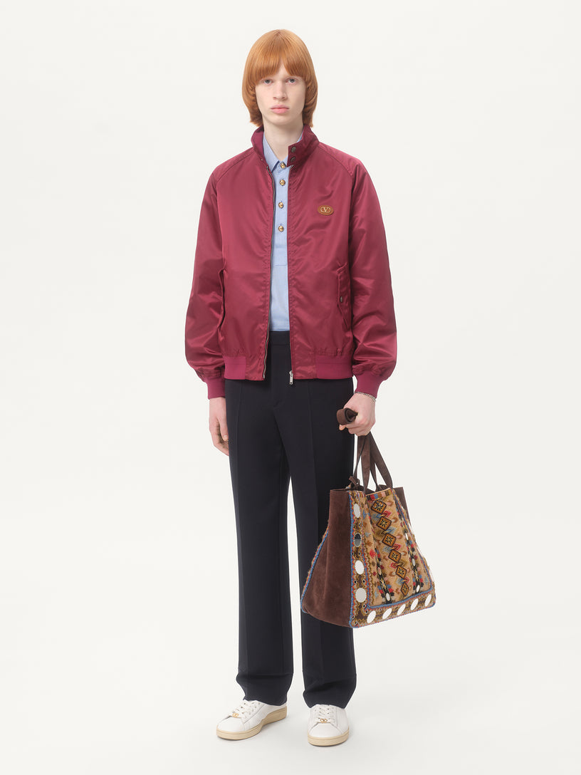 Blouson with VLogo patch