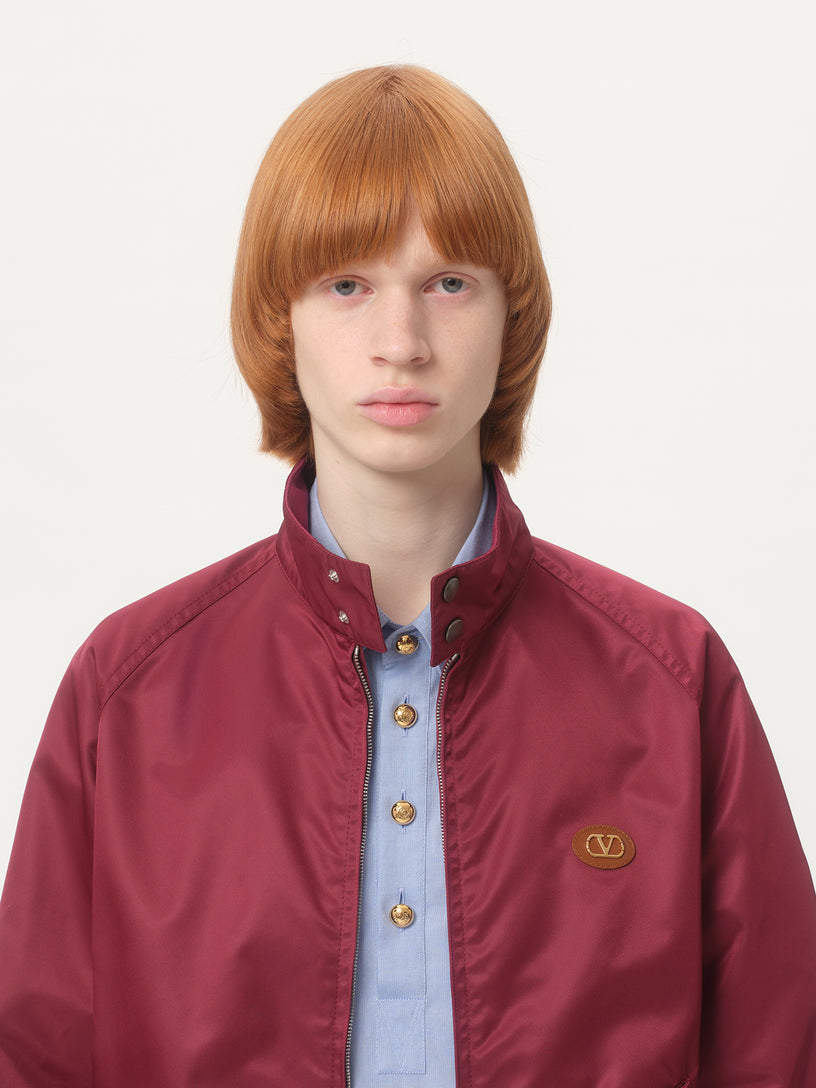 Blouson with VLogo patch