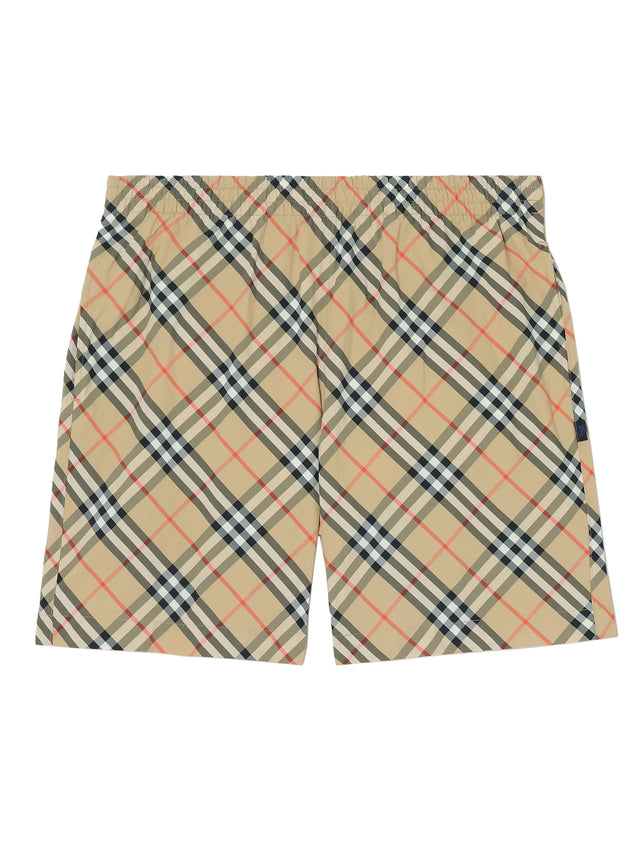 Check Swim Shorts