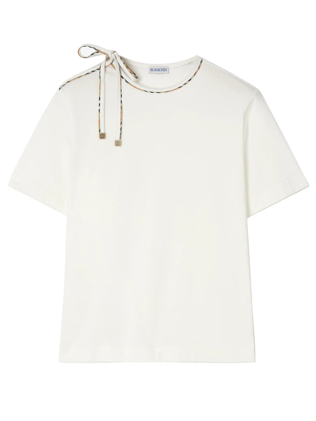 Tie-sleeve T-shirt