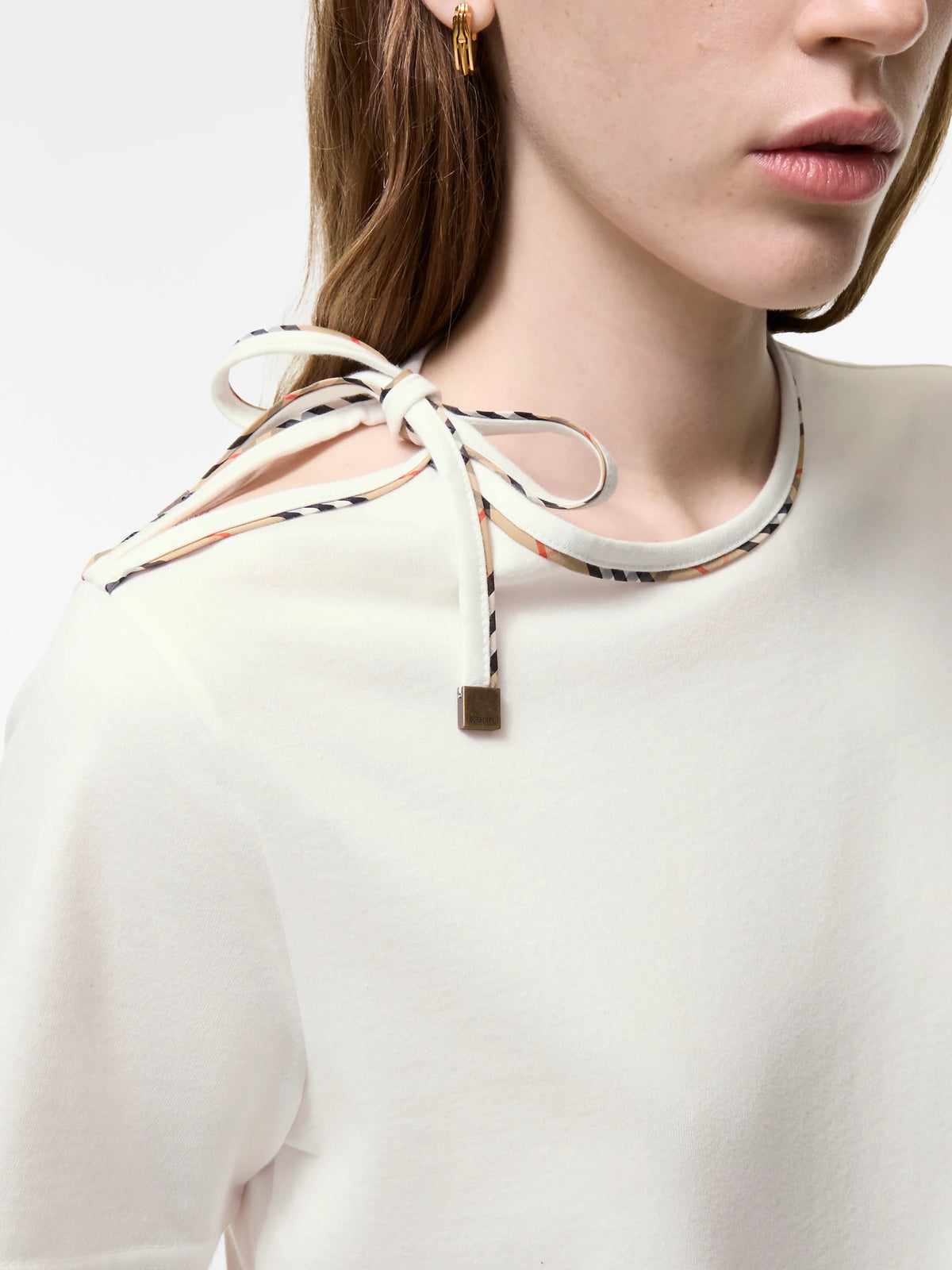 Tie-sleeve T-shirt