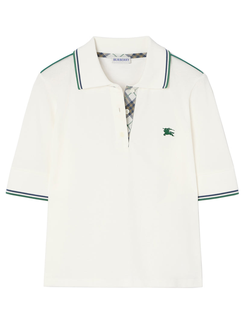 Polo cropped Check