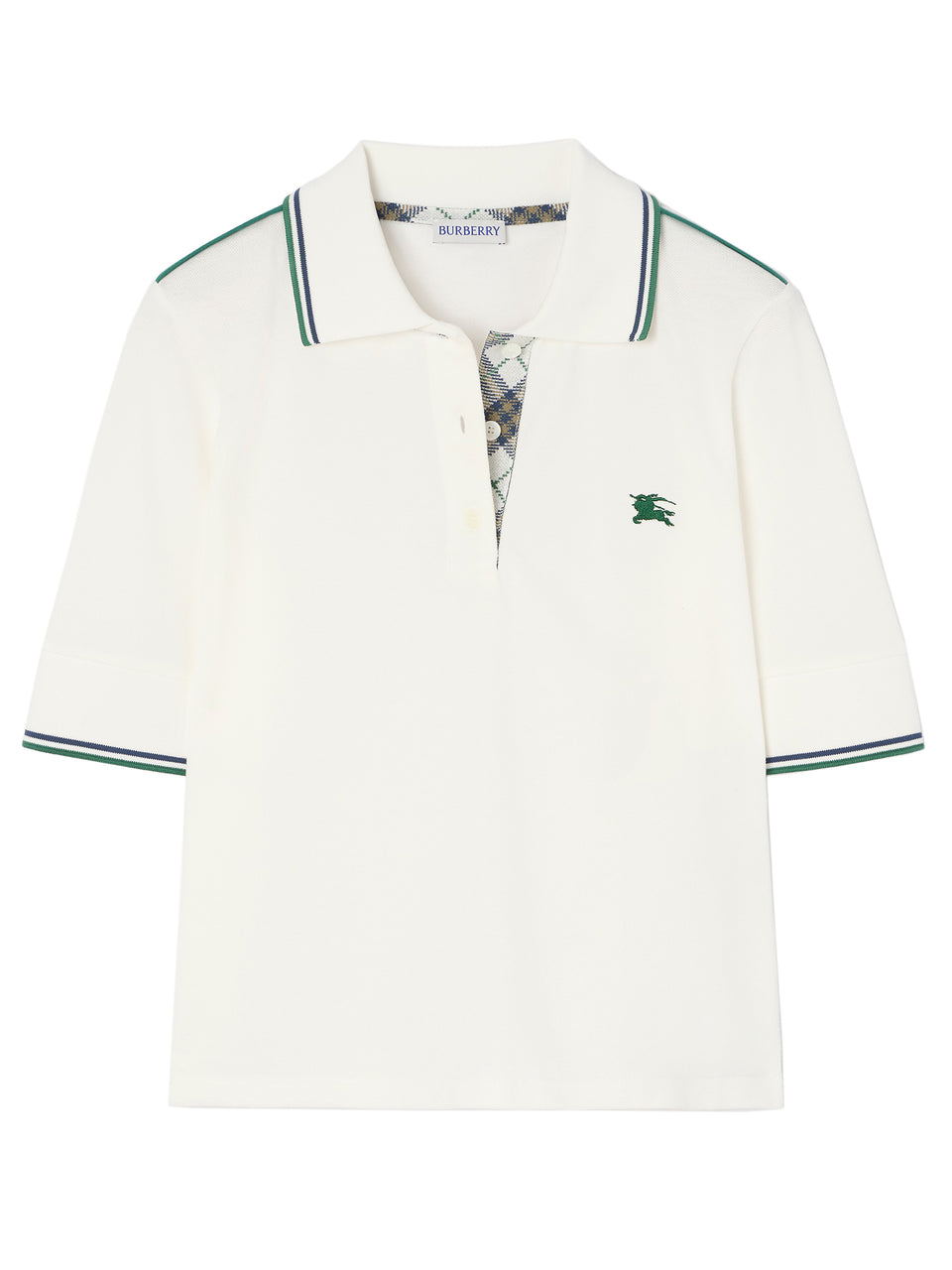 Polo cropped Check