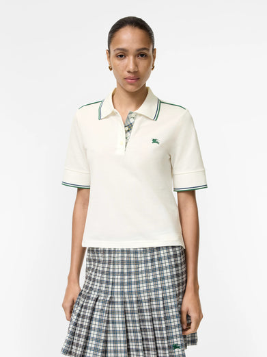 Polo cropped Check