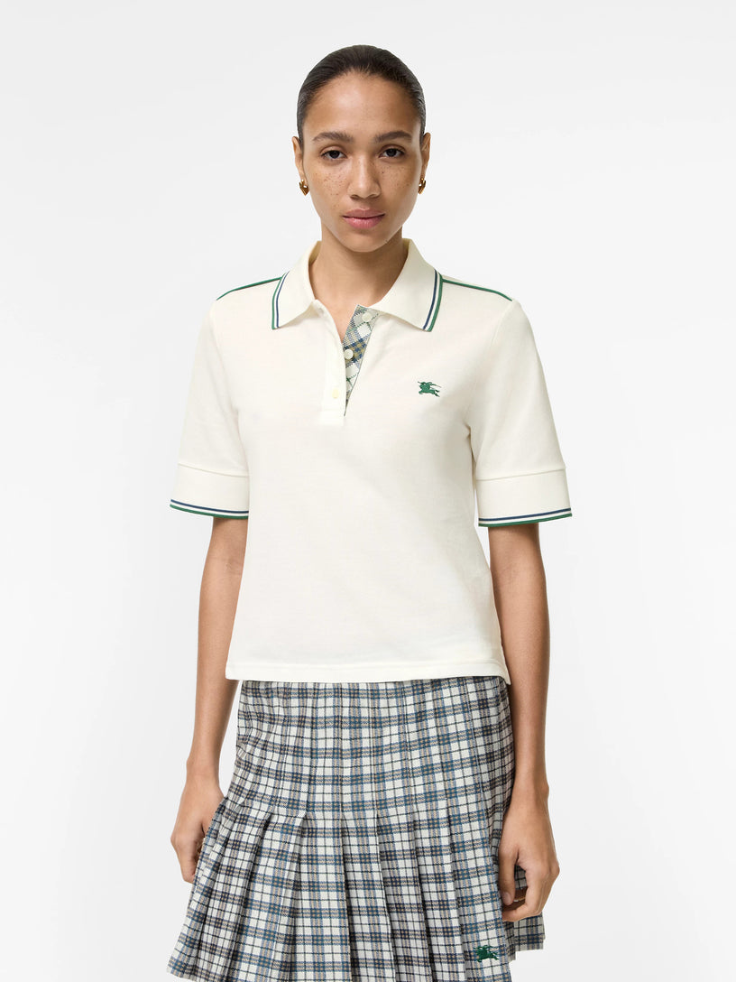 Polo cropped Check