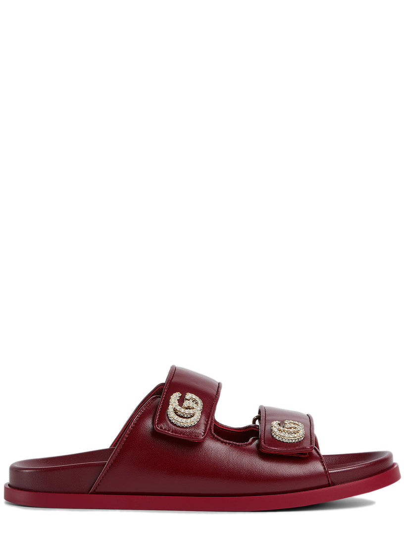 Sandal with crystals