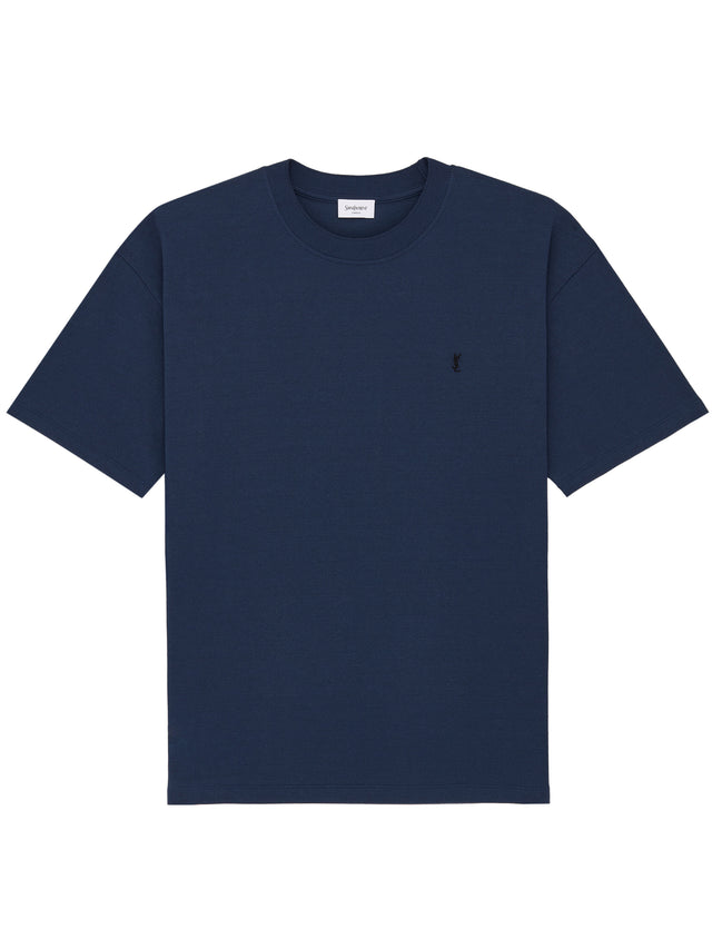 CASSANDRE oversized T-shirt in piqué