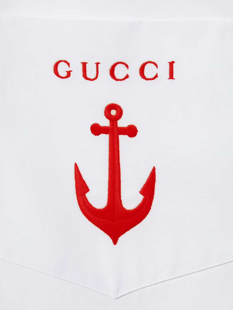 Shirt with embroidery