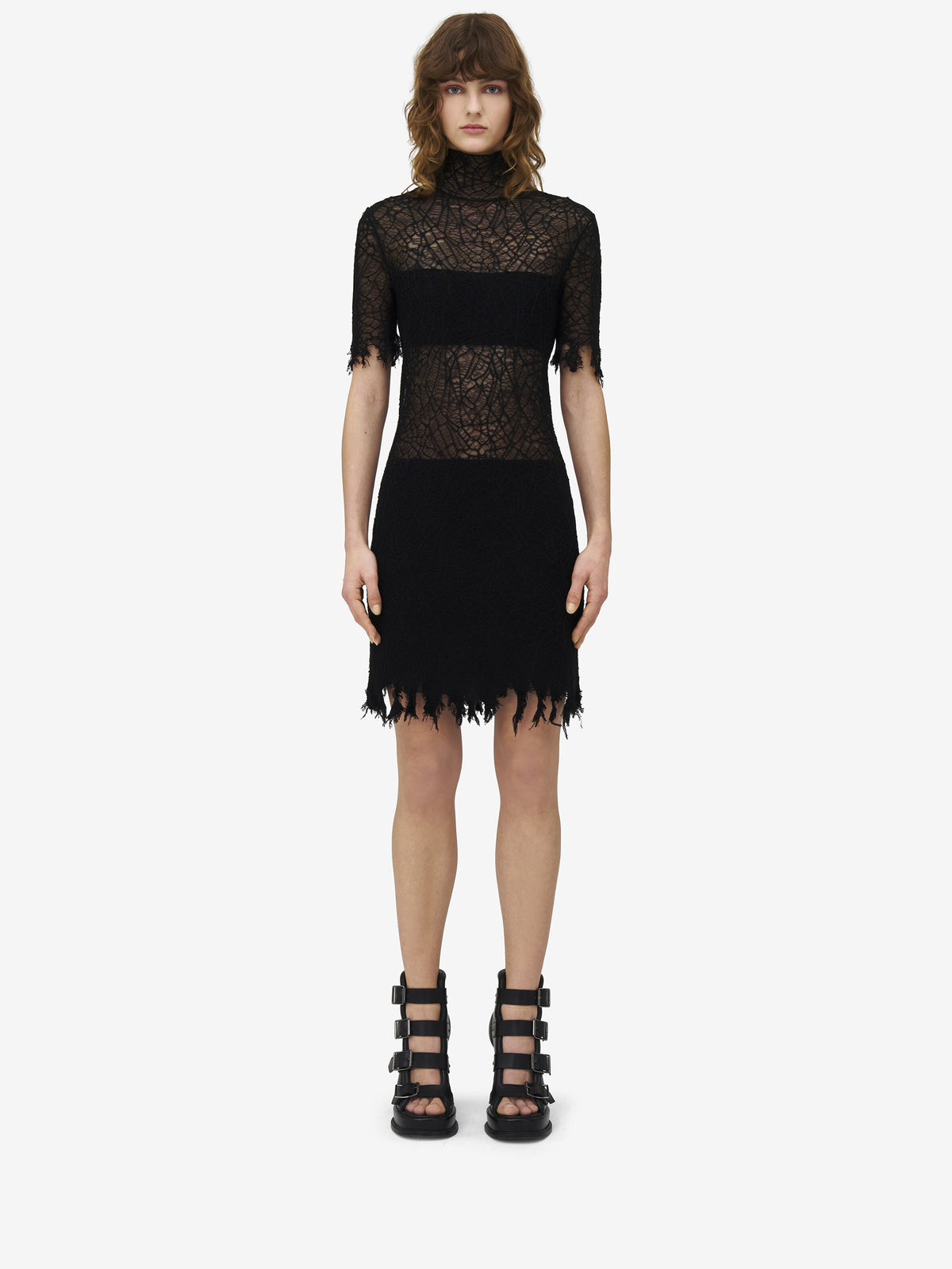 Lace mini dress