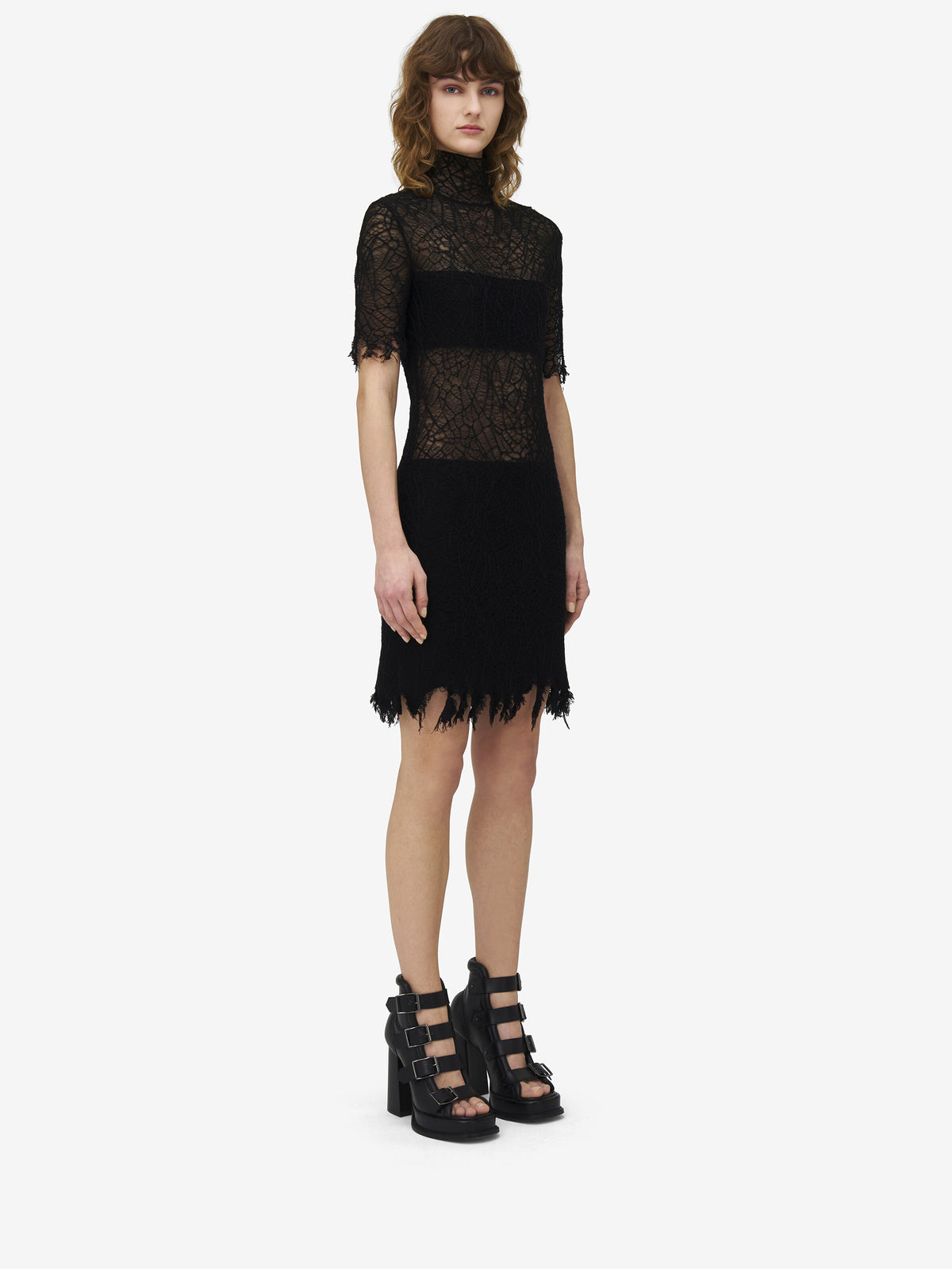 Lace mini dress