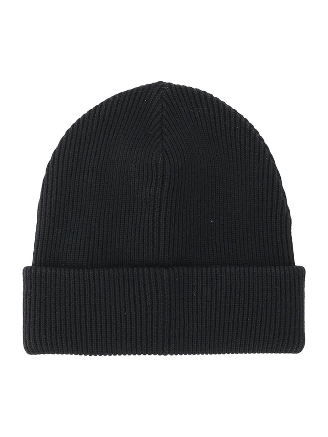 Wool beanie with web detail