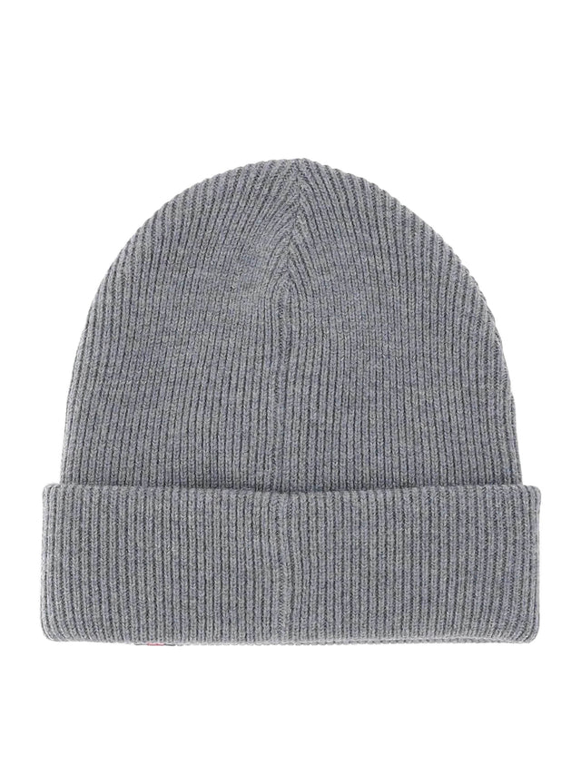 Wool beanie with web detail