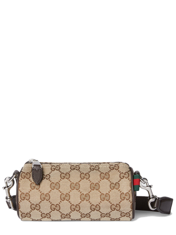GG canvas mini cylinder bag