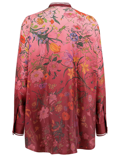 Printed silk shirt