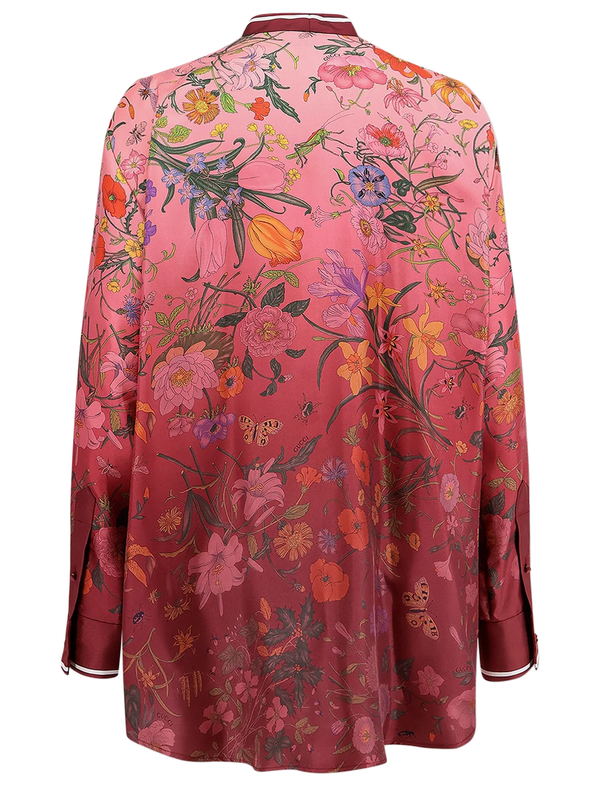 Printed silk shirt